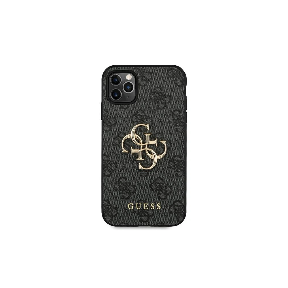 Hurtownia GSM - Etui Guess GUHCN654GMGGR Apple iPhone 11 Pro Max szary/grey hardcase 4G Big Metal Logo - GUE1222GRY - {ean13} - Hurt
