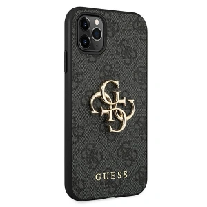 Hurtownia GSM - Etui Guess GUHCN654GMGGR Apple iPhone 11 Pro Max szary/grey hardcase 4G Big Metal Logo - GUE1222GRY - {ean13} - Hurt