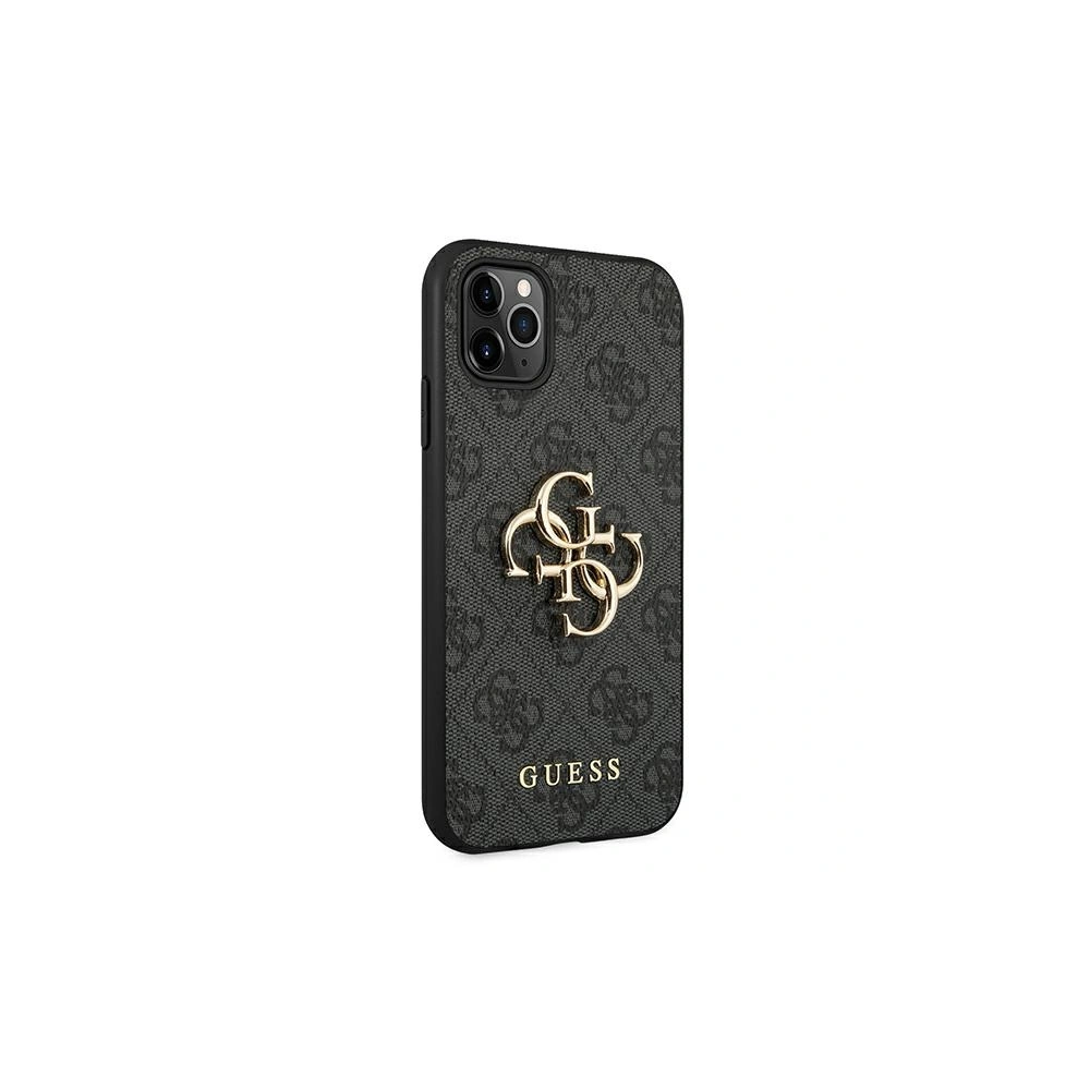Hurtownia GSM - Etui Guess GUHCN654GMGGR Apple iPhone 11 Pro Max szary/grey hardcase 4G Big Metal Logo - GUE1222GRY - {ean13} - Hurt