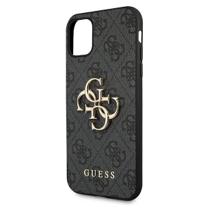 Hurtownia GSM - Etui Guess GUHCN654GMGGR Apple iPhone 11 Pro Max szary/grey hardcase 4G Big Metal Logo - GUE1222GRY - {ean13} - Hurt