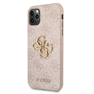 Wholesale Guess GUHCN654GMGPI Apple iPhone 11 Pro Max pink hardcase 4G Big Metal Logo - GUE1223PNK - {ean13} - Hurt