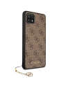 Wholesale Guess GUHCSA22GF4GBR Samsung Galaxy A22 5G brown hard case 4G Charms Collection - GUE1225BR - {ean13} - Hurt