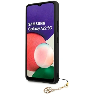 Wholesale Guess GUHCSA22GF4GBR Samsung Galaxy A22 5G brown hard case 4G Charms Collection - GUE1225BR - {ean13} - Hurt
