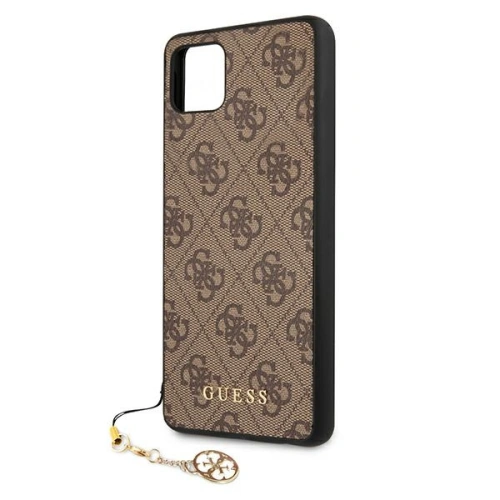 Etui Guess GUHCSA22GF4GBR Samsung Galaxy A22 5G brązowy/brown hard case 4G Charms Collection