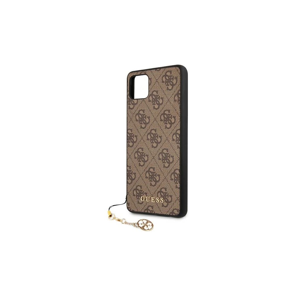 Wholesale Guess GUHCSA22GF4GBR Samsung Galaxy A22 5G brown hard case 4G Charms Collection - GUE1225BR - {ean13} - Hurt