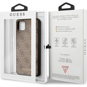 Wholesale Guess GUHCSA22GF4GBR Samsung Galaxy A22 5G brown hard case 4G Charms Collection - GUE1225BR - {ean13} - Hurt