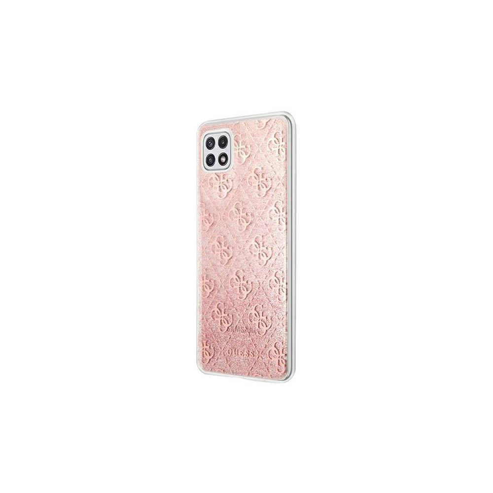 Wholesale Guess GUHCSA22PCU4GLPI Samsung Galaxy A22 5G pink hardcase - GUE1226PNK - {ean13} - Hurt
