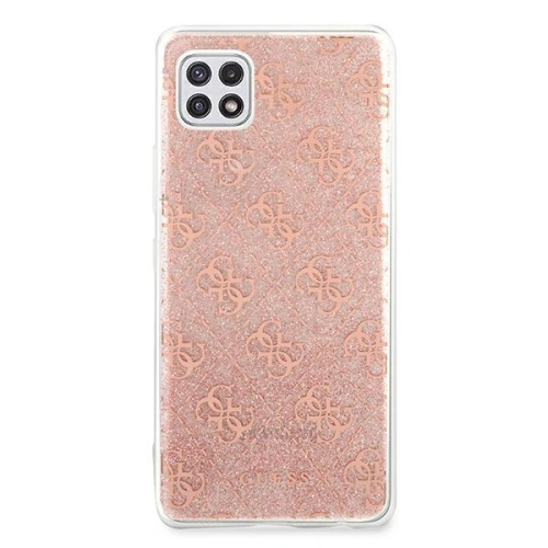 Etui Guess GUHCSA22PCU4GLPI Samsung Galaxy A22 5G różowy/pink hardcase
