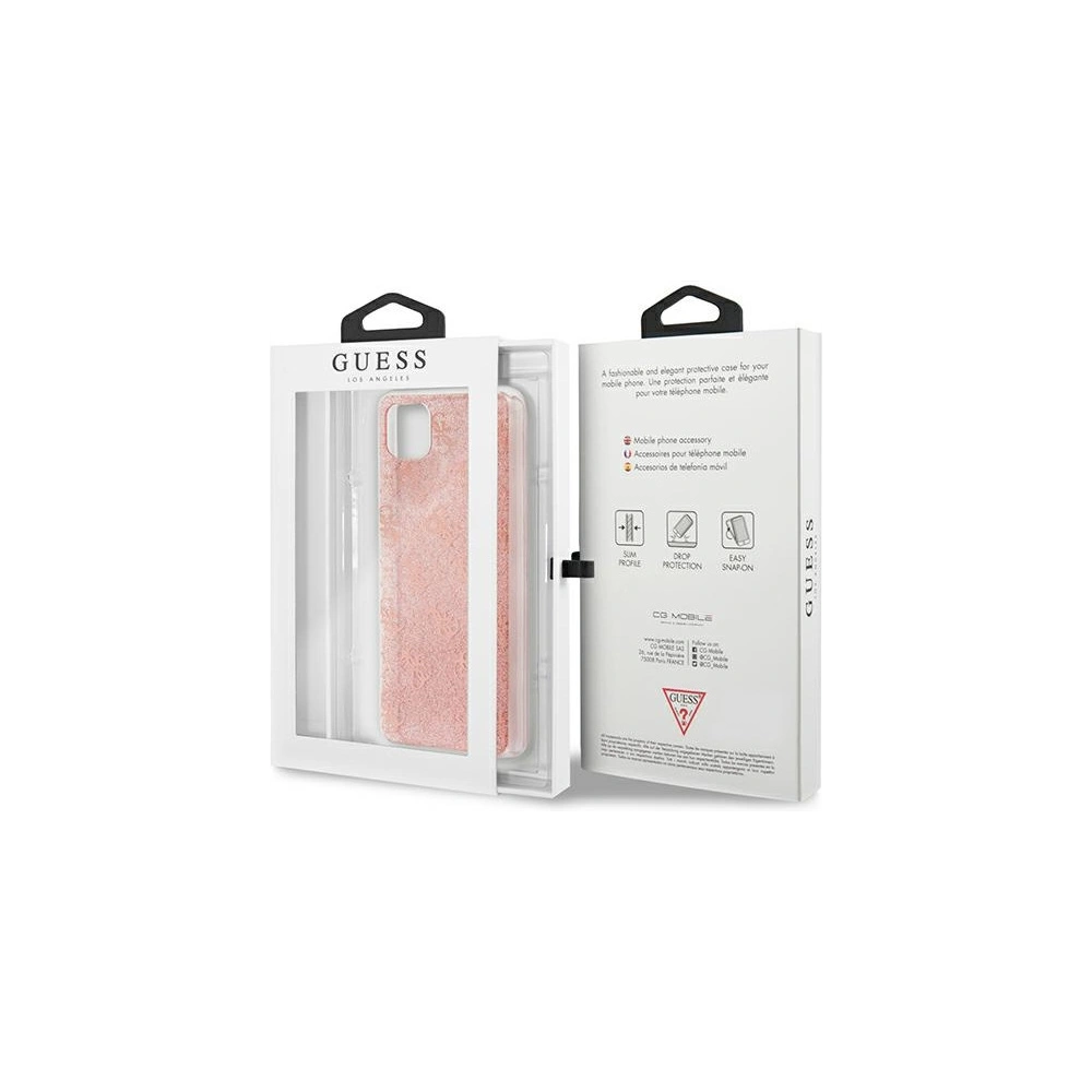 Wholesale Guess GUHCSA22PCU4GLPI Samsung Galaxy A22 5G pink hardcase - GUE1226PNK - {ean13} - Hurt