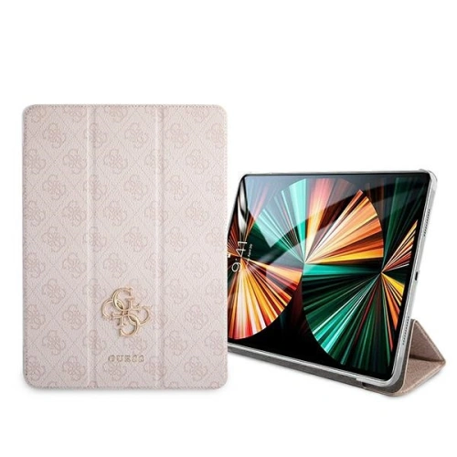 Etui Guess GUIC11G4GFPI Apple iPad Pro 11 2021 (3. generacji) Book Cover różowy/pink 4G Collection