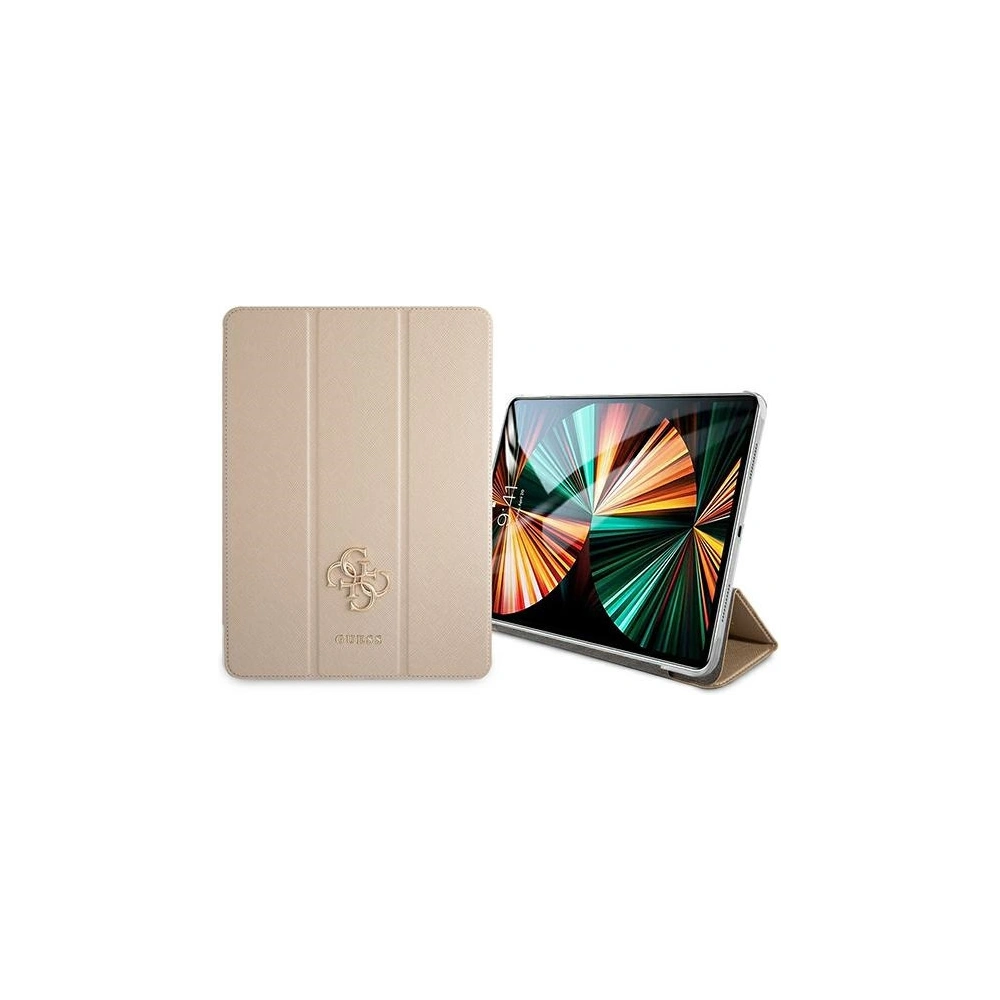 Hurtownia GSM - Etui Guess GUIC11PUSASGO Apple iPad Pro 11 2021 (3. generace) Book Cover zlatý/gold Saffiano Collection - GUE1231GLD - {ean13} - Hurt