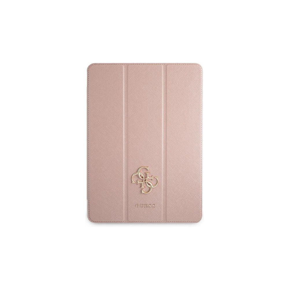 Etui Guess GUIC11PUSASPI Apple iPad Pro 11 2021 (3. generace) Book Cover růžový/pink Saffiano Collection