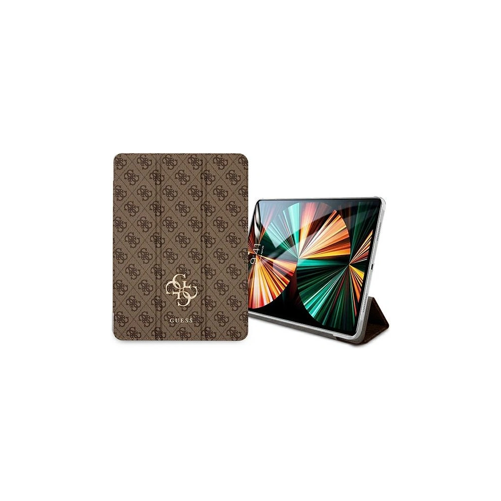 Hurtownia GSM - Etui Guess GUIC12G4GFBR Apple iPad Pro 12.9 2021 (5. generace) Book Cover hnědá/brown 4G Collection - GUE1233BR - {ean13} - Hurt