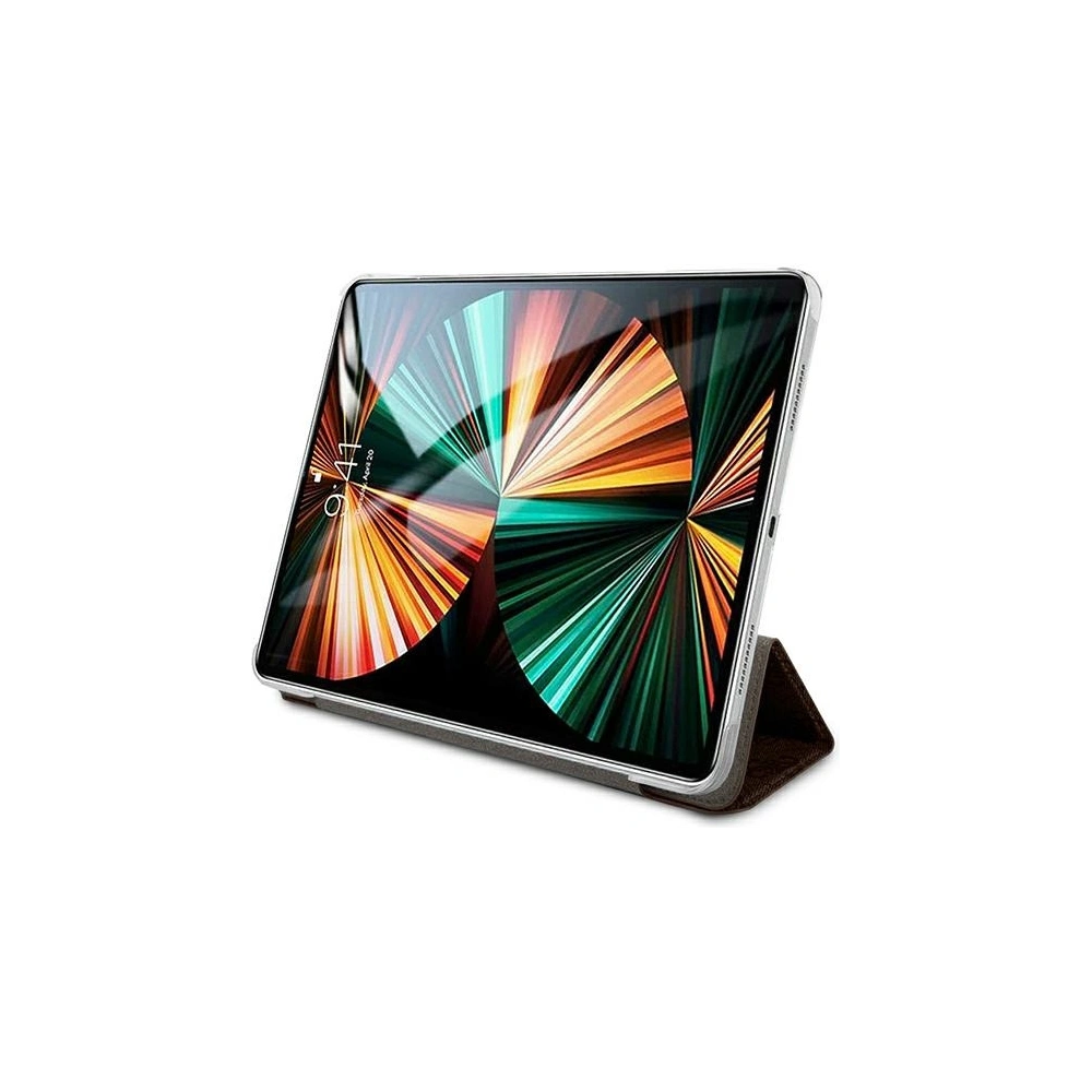 Hurtownia GSM - Etui Guess GUIC12G4GFBR Apple iPad Pro 12.9 2021 (5. generace) Book Cover hnědá/brown 4G Collection - GUE1233BR - {ean13} - Hurt