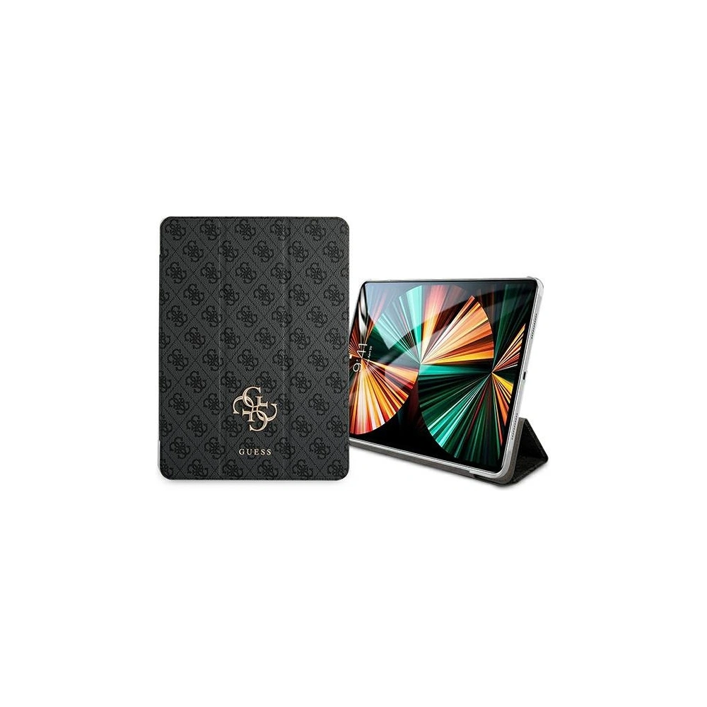 Hurtownia GSM - Etui Guess GUIC12G4GFGR Apple iPad Pro 12.9 2021 (5. generacji) Book Cover szary/grey 4G Collection - GUE1234GRY - {ean13} - Hurt