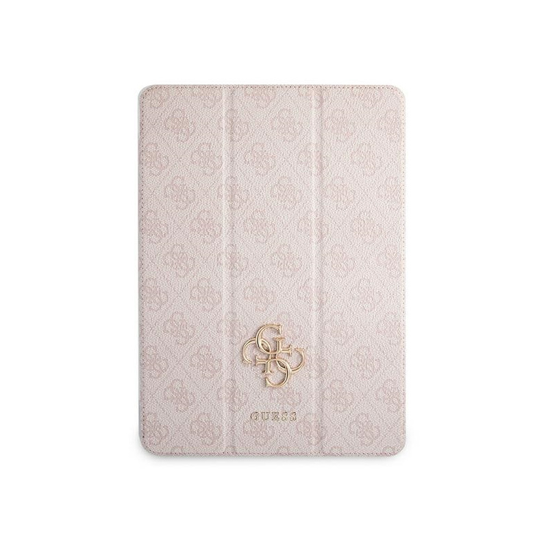 Guess Distributor - 3666339016500 - GUE1235PNK - Guess GUIC12G4GFPI Apple iPad Pro 12.9 2021 Book Cover pink 4G Collection - B2B homescreen