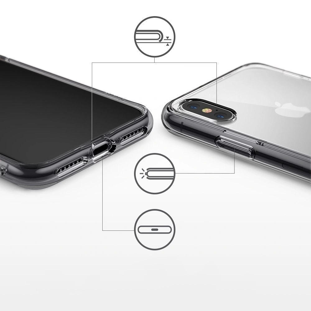 Hurtownia GSM - Etui Ringke Fusion iPhone XS/X 5.8 Clear - RGK753CL - {ean13} - Hurt
