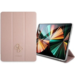 Hurtownia GSM - Etui Guess GUIC12PUSASPI Apple iPad Pro 12.9 2021 (5. generace) Book Cover růžový/pink Saffiano Collection - GUE1238PNK - {ean13} - Hurt