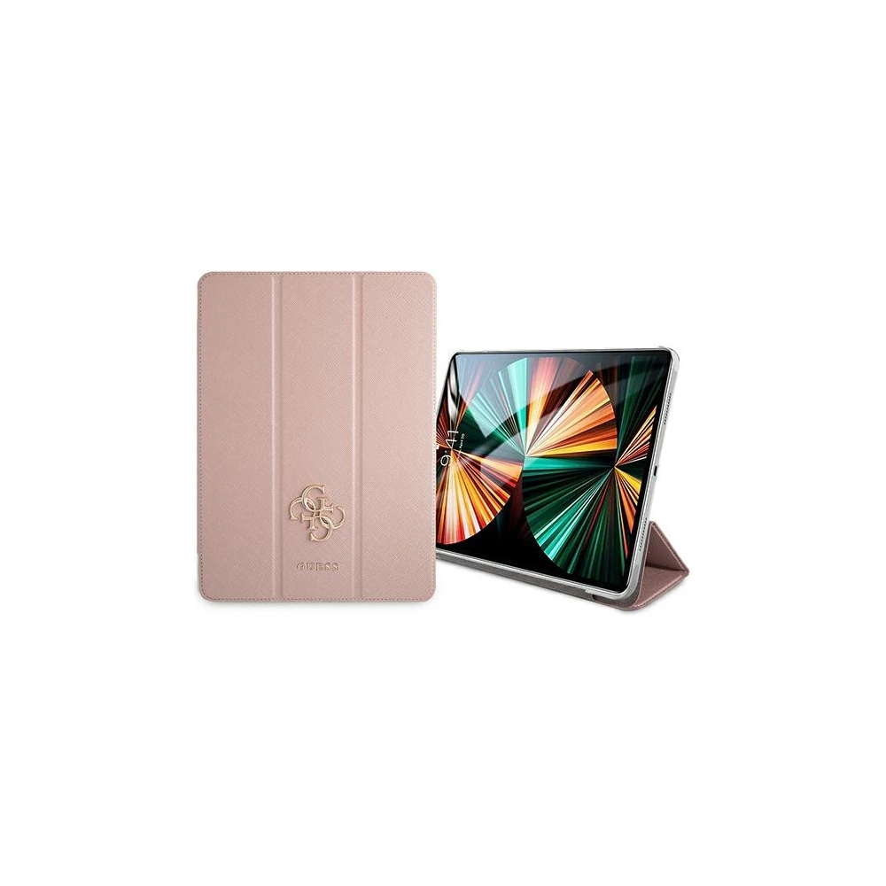 Hurtownia GSM - Etui Guess GUIC12PUSASPI Apple iPad Pro 12.9 2021 (5. generace) Book Cover růžový/pink Saffiano Collection - GUE1238PNK - {ean13} - Hurt