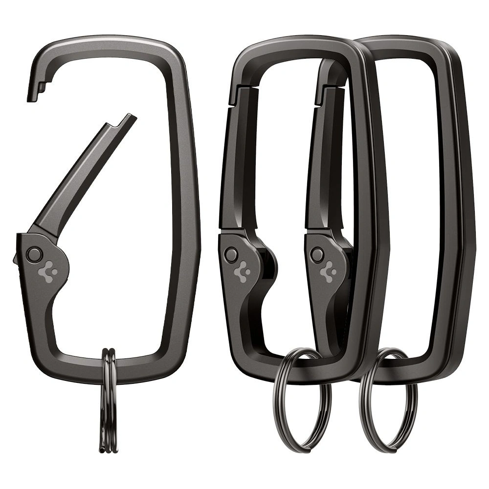 Hurtownia GSM - Karabińczyk Spigen Carabiner Rugged Black [3 PACK] - SPN1677BLK - {ean13} - Hurt