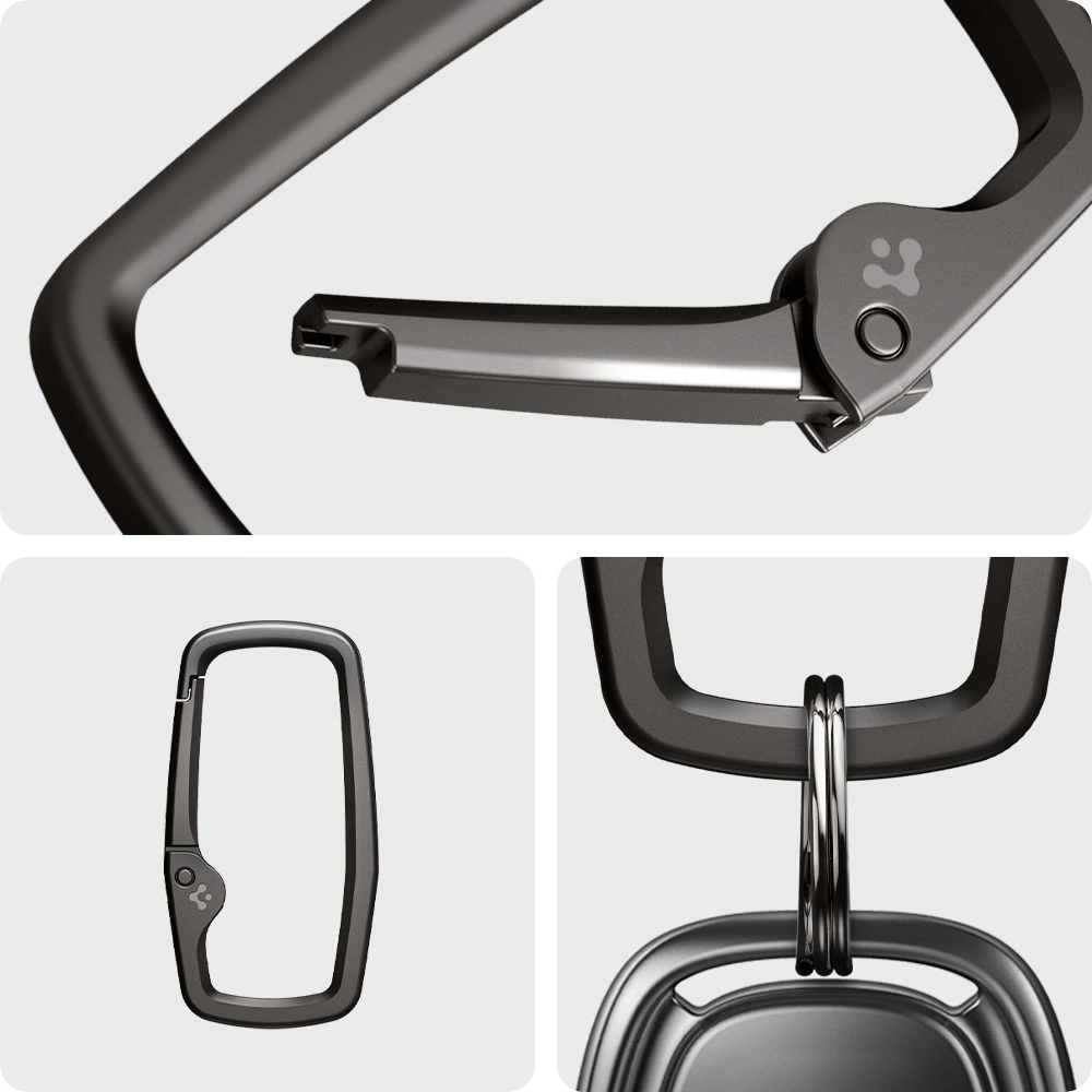 Hurtownia GSM - Karabina Spigen Carabiner Rugged Black [3 PACK] - SPN1677BLK - {ean13} - Hurt