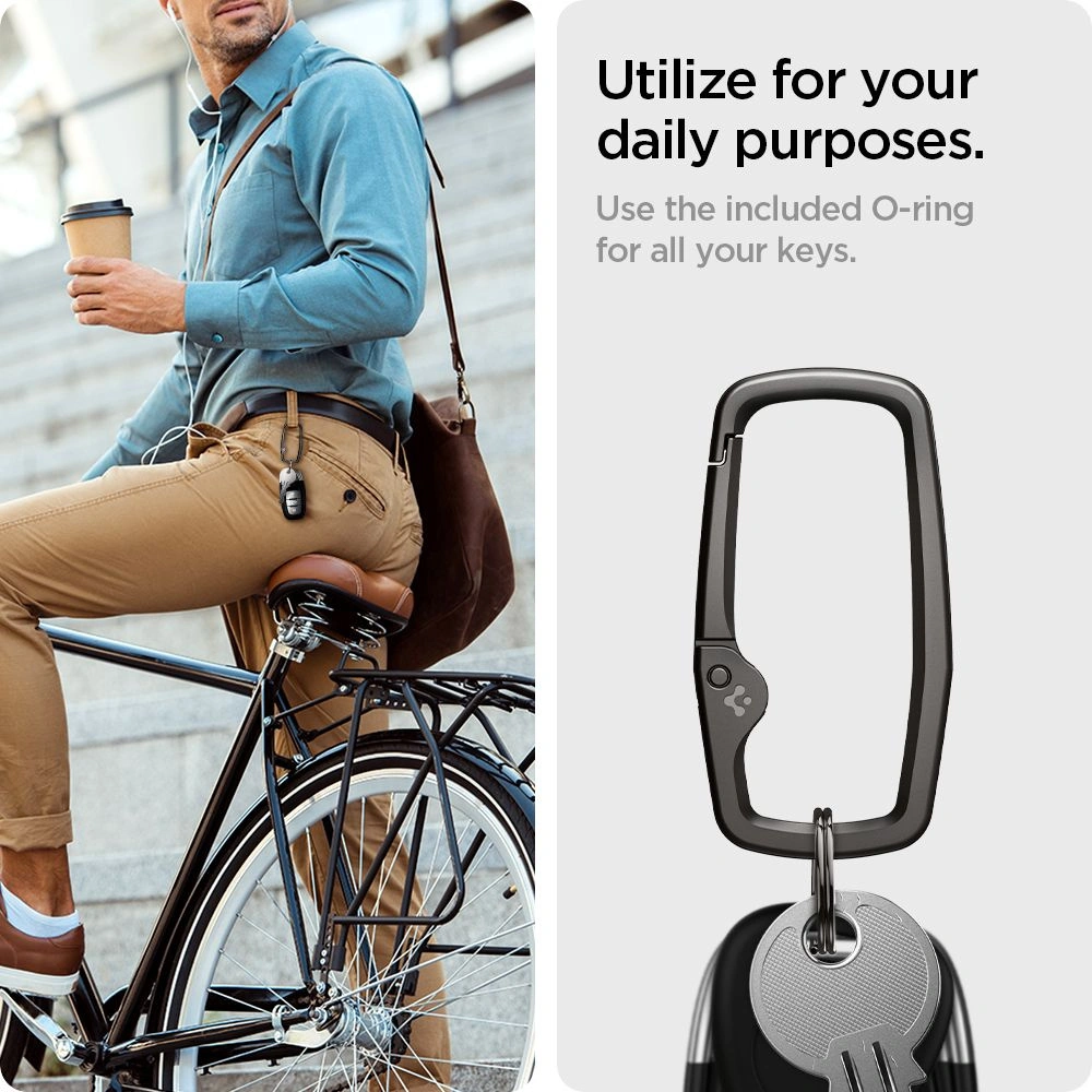 Hurtownia GSM - Karabina Spigen Carabiner Rugged Black [3 PACK] - SPN1677BLK - {ean13} - Hurt