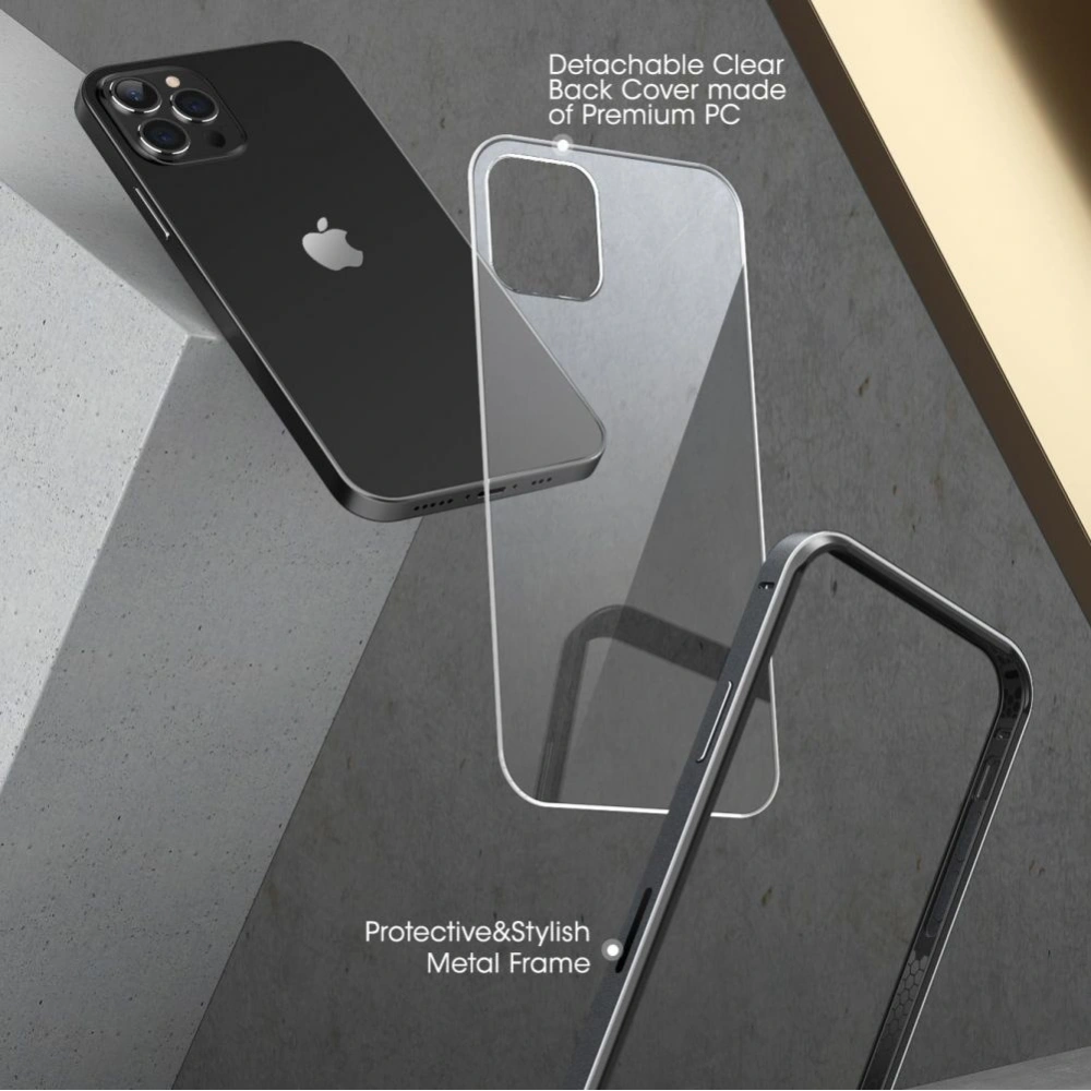 Hurtownia GSM - Etui Supcase UB Edge Pro Apple iPhone 12/12 Pro Černé - SPC180BLK - {ean13} - Hurt