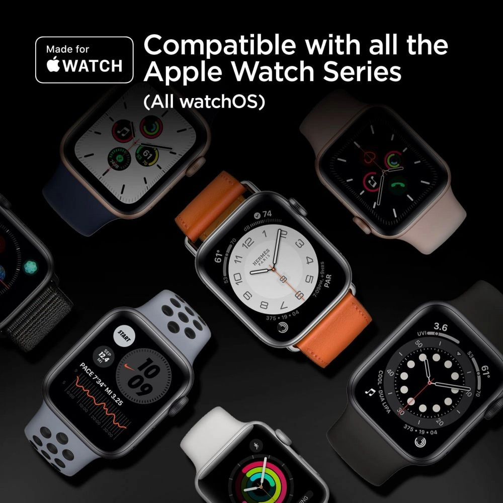 Hurtownia GSM - Bezdrátová nabíječka pro Apple Watch Spigen PF2002 PowerArc Apple Watch Wireless Charger Black - SPN1678BLK - {ean13} - Hurt