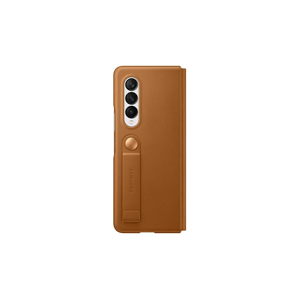 Hurtownia GSM - Etui Samsung Galaxy Z Fold 3 EF-FF926LAEGWW camel kožené flipové pouzdro - SMG433CAM - {ean13} - Hurt