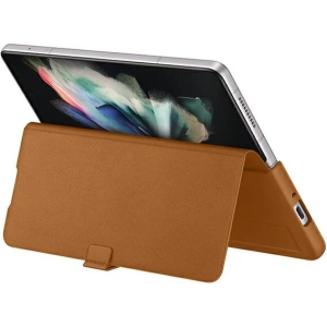 Hurtownia GSM - Etui Samsung Galaxy Z Fold 3 EF-FF926LAEGWW camel Leather Filp Cover - SMG433CAM - {ean13} - Hurt