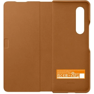 Hurtownia GSM - Etui Samsung Galaxy Z Fold 3 EF-FF926LAEGWW camel Leather Filp Cover - SMG433CAM - {ean13} - Hurt