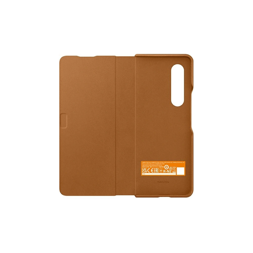 Hurtownia GSM - Etui Samsung Galaxy Z Fold 3 EF-FF926LAEGWW camel kožené flipové pouzdro - SMG433CAM - {ean13} - Hurt