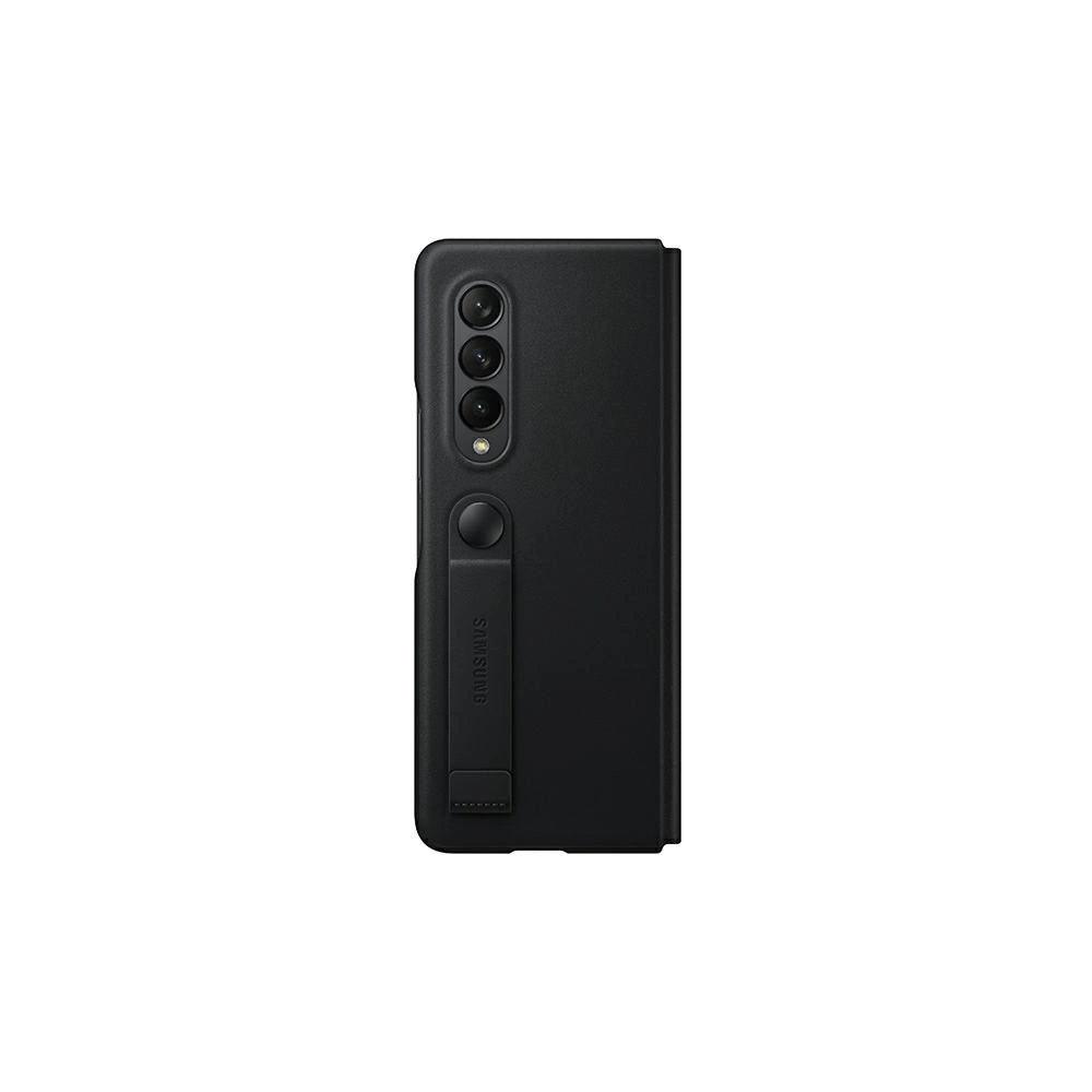 Hurtownia GSM - Etui Samsung Galaxy Z Fold 3 EF-FF926LBEGWW černé/black kožené flipové pouzdro - SMG434BLK - {ean13} - Hurt