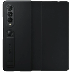 Wholesale Samsung Galaxy Z Fold 3 EF-FF926LBEGWW black Leather Flip Cover - SMG434BLK - {ean13} - Hurt