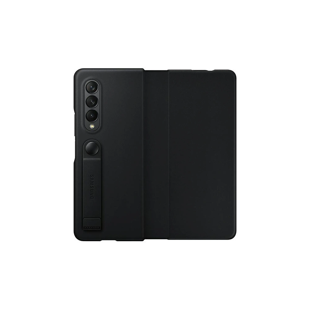 Hurtownia GSM - Etui Samsung Galaxy Z Fold 3 EF-FF926LBEGWW černé/black kožené flipové pouzdro - SMG434BLK - {ean13} - Hurt