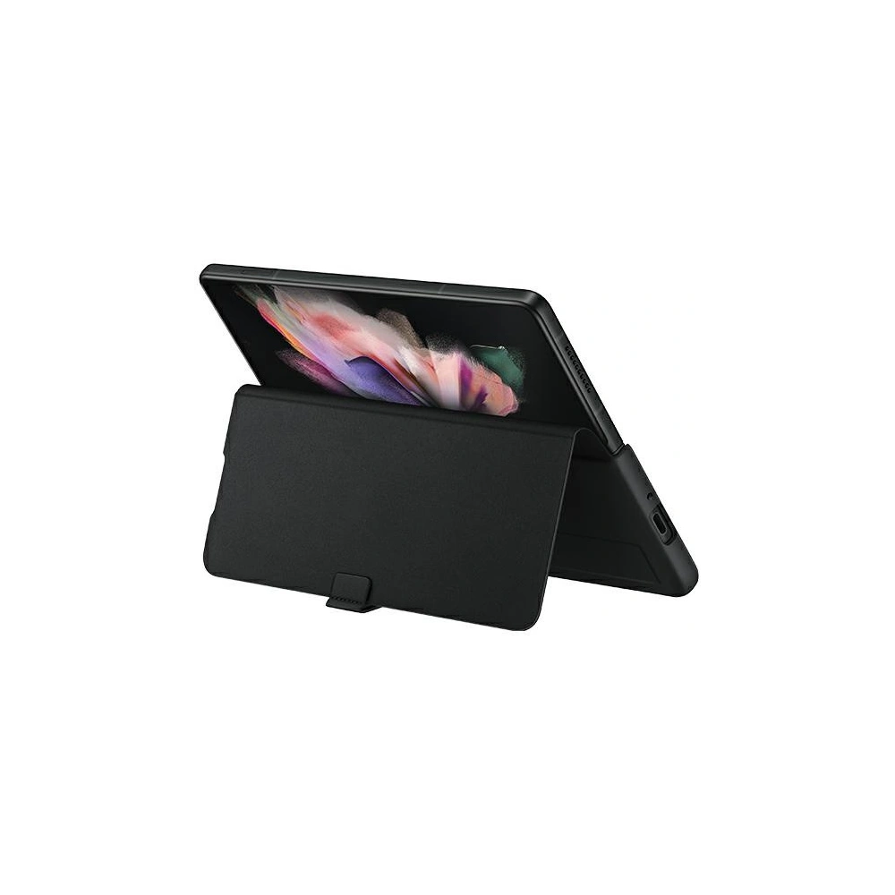 Hurtownia GSM - Etui Samsung Galaxy Z Fold 3 EF-FF926LBEGWW černé/black kožené flipové pouzdro - SMG434BLK - {ean13} - Hurt