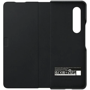 Wholesale Samsung Galaxy Z Fold 3 EF-FF926LBEGWW black Leather Flip Cover - SMG434BLK - {ean13} - Hurt