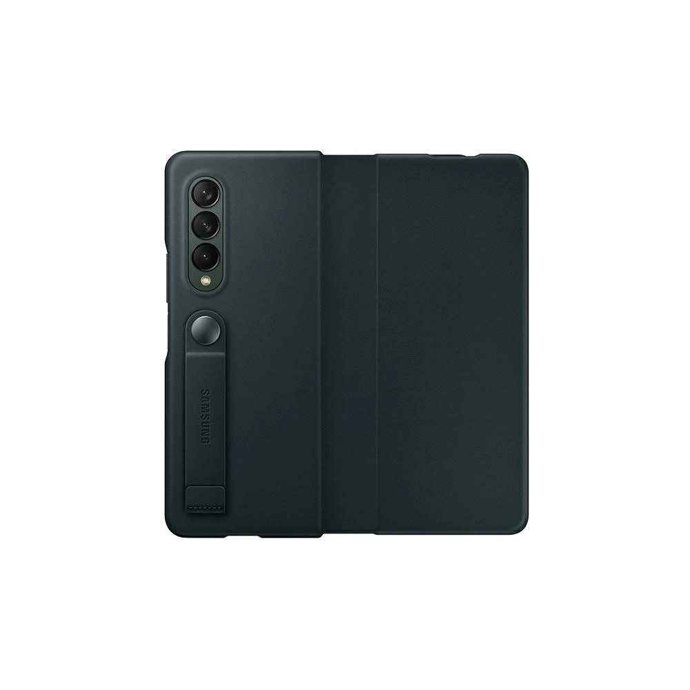 Hurtownia GSM - Etui Samsung Galaxy Z Fold 3 EF-FF926LGEGWW zelené/green Leather Flip Cover - SMG435GRN - {ean13} - Hurt