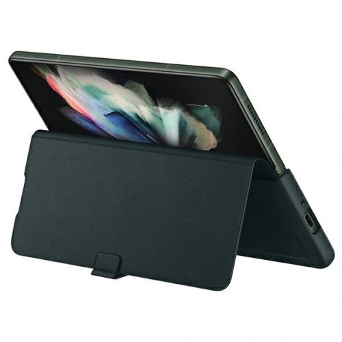 Etui Samsung Galaxy Z Fold 3 EF-FF926LGEGWW zielony/green Leather Flip Cover