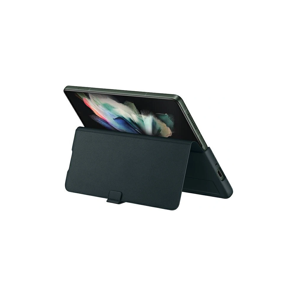 Hurtownia GSM - Etui Samsung Galaxy Z Fold 3 EF-FF926LGEGWW zelené/green Leather Flip Cover - SMG435GRN - {ean13} - Hurt