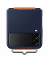 Wholesale Samsung Galaxy Flip 3 EF-GF711TNEGWW navy Silicone Cover Strap - SMG436NAV - {ean13} - Hurt