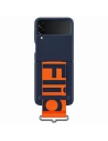 Wholesale Samsung Galaxy Flip 3 EF-GF711TNEGWW navy Silicone Cover Strap - SMG436NAV - {ean13} - Hurt
