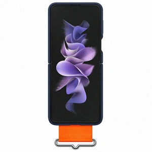 Hurtownia GSM - Samsung Case Galaxy Flip 3 EF-GF711TNEGWW marineblau/navy Silikonhülle Armband - SMG436NAV - {ean13} - Hurt