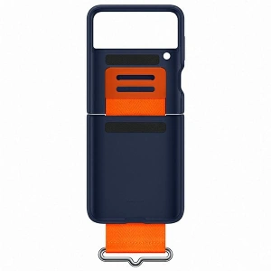 Hurtownia GSM - Samsung Case Galaxy Flip 3 EF-GF711TNEGWW marineblau/navy Silikonhülle Armband - SMG436NAV - {ean13} - Hurt