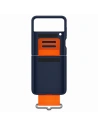 Wholesale Samsung Galaxy Flip 3 EF-GF711TNEGWW navy Silicone Cover Strap - SMG436NAV - {ean13} - Hurt