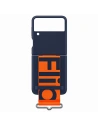 Wholesale Samsung Galaxy Flip 3 EF-GF711TNEGWW navy Silicone Cover Strap - SMG436NAV - {ean13} - Hurt