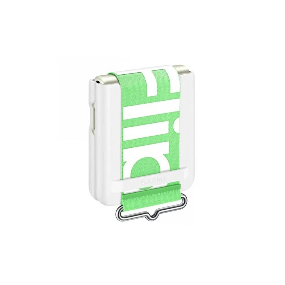 Wholesale Samsung Galaxy Flip 3 EF-GF711TWEGWW white Silicone Cover Strap - SMG437WHT - {ean13} - Hurt