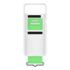 Samsung Galaxy Flip 3 EF-GF711TWEGWW white Silicone Cover Strap