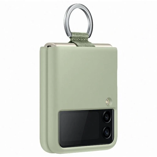 Etui Samsung Galaxy Flip 3 EF-PF711TMEGWW oliwkowy/olive green Silicone Cover Ring