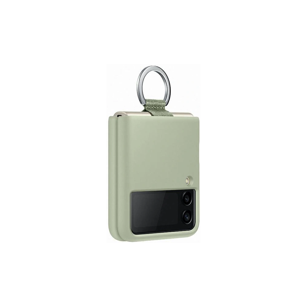 Hurtownia GSM - Etui Samsung Galaxy Flip 3 EF-PF711TMEGWW olivový/olive green silikonový kryt s kroužkem - SMG439OLI - {ean13} - Hurt